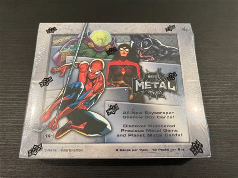 2022 marvel metal universe spider-man hobby boxes|2022 skybox metal universe Spider-Man.